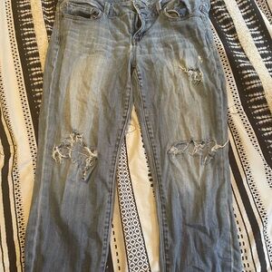 American Eagle Outfitters Distressed Blue Jeans